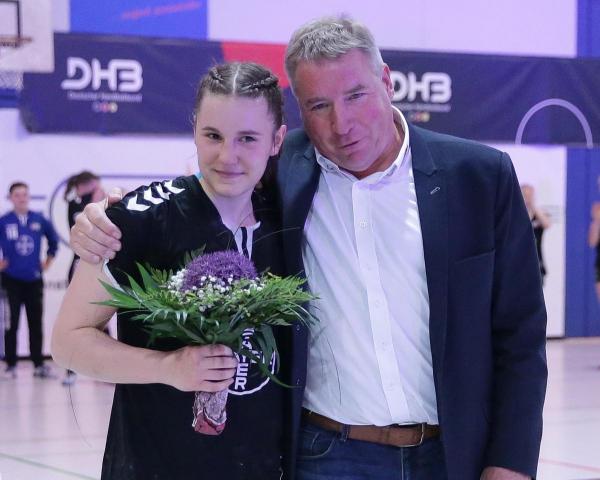 Mareike Thomaier wurde beim Final4 der weiblichen A-Jugend als beste Spielerin ausgezeichnet