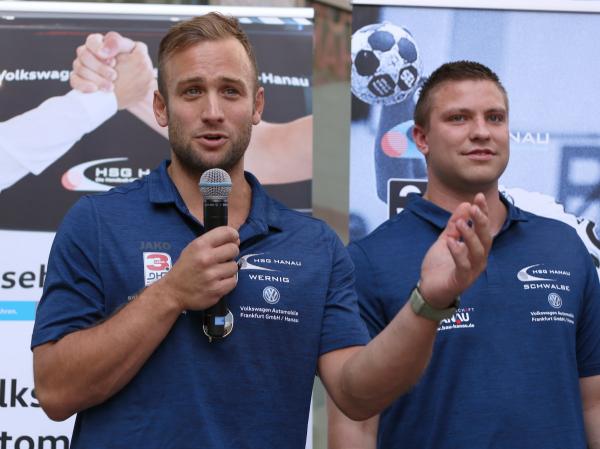 Neuzugänge der HSG Hanau: Daniel Wernig (links) und Matthias Schwalbe