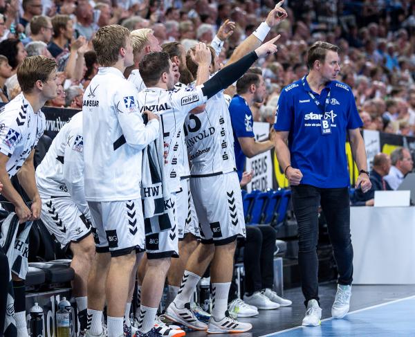 Der THW Kiel jubelte über den zweiten Sieg in der Liqui Moly Handball-Bundesliga