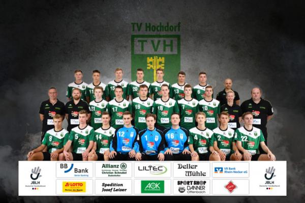 Teamfoto Mannschaftsfoto TV Hochdorf U19
