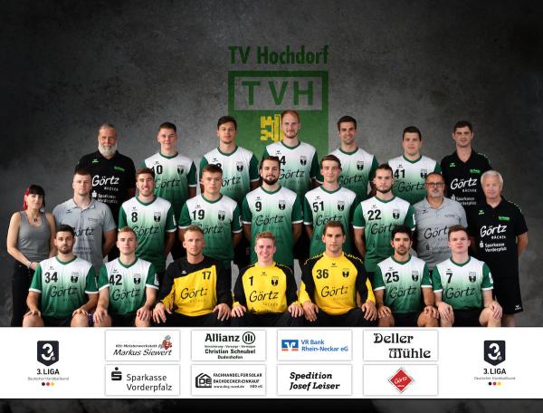 TV Hochdorf, Mannschaftsfoto 2019/2020, 3. Liga