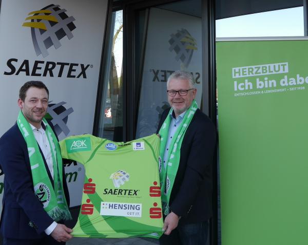 Die SAERTEX GmbH und Co. KG hat ihr Engagement als Hauptsponsor des TV Emsdetten verlängert.