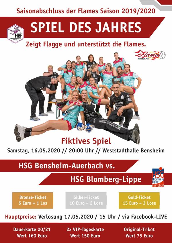 Plakat der HSG Bensheim/Auerbach