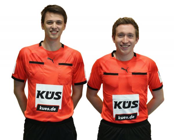 Markus Hehn und Felix Mayer pfeifen in der Bundesliga. 