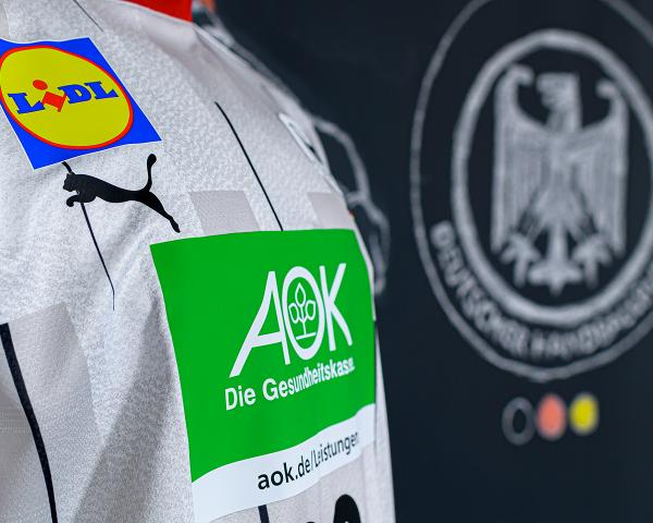 Die Zeit des AOK-Logos auf dem DHB-Trikot endet