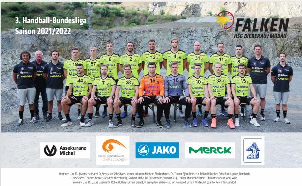 Teamfoto 2021/22 - HSG Bieberau/Modau