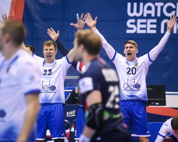 Jubel und Ekstase: Russland hat den schwedischen Vizeweltmeister besiegt.