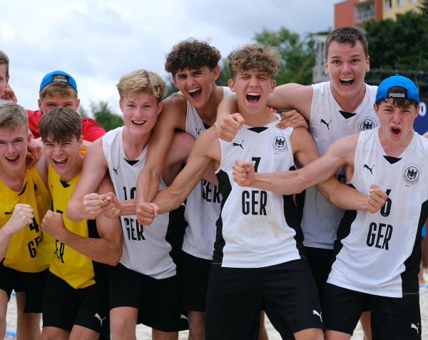 Die männliche U16-Nationalmannschaft steht im Halbfinale. 