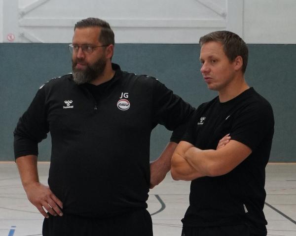 Jens Gawer (li.) und Michael Lerscht (re.) sind das Trainergespann beim ASV Hamm-Westfalen.