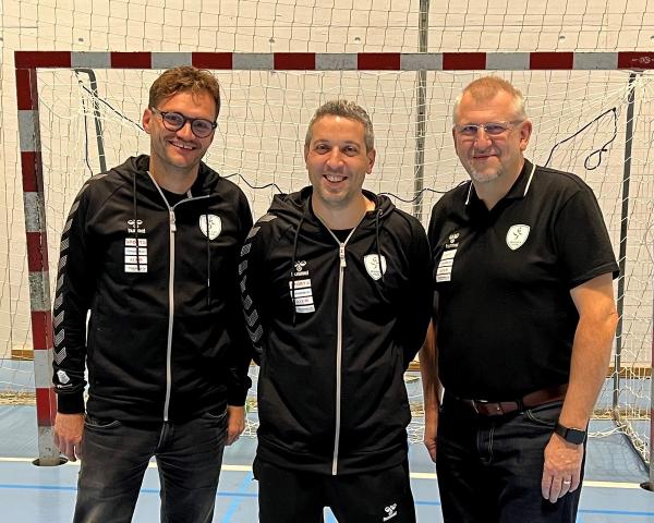Sven Zbinden (Sportchef), Remo Badertscher, Andreas Kübli (Präsident) - Wacker Thun